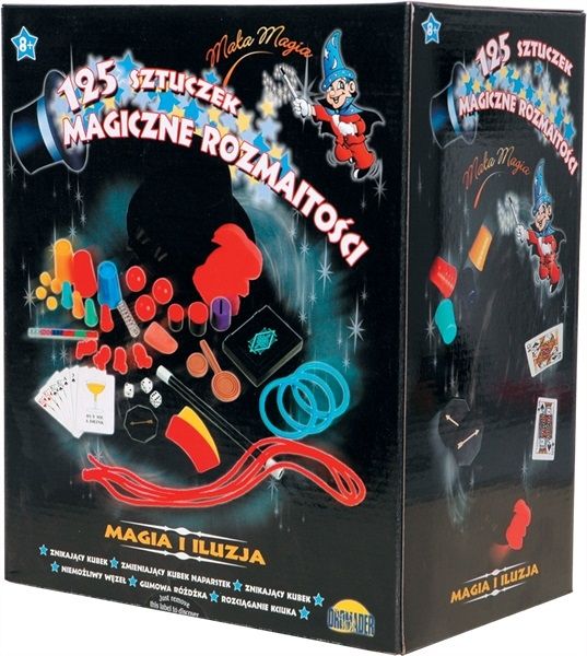 Mały magik DROMADER Mały magik 125 sztuczek + kapelusz + DVD 4005
