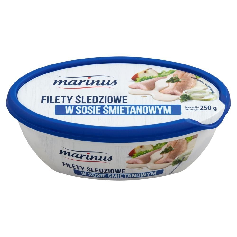 Marinus Filety śledziowe w sosie śmietanowym 250 g