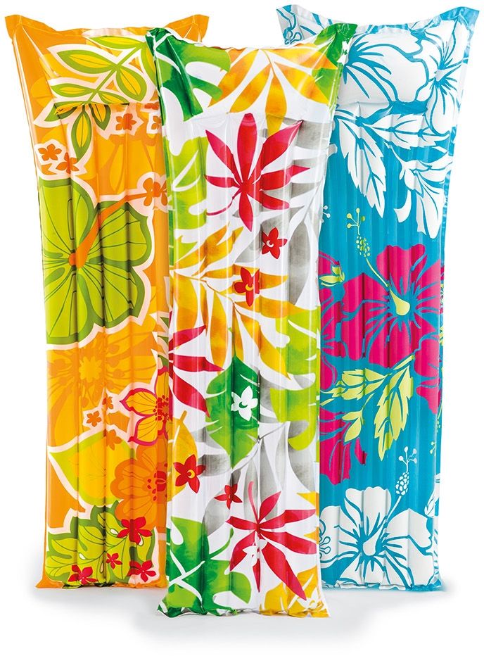 Materac INTEX Hawajskie kwiaty 183 x 69 cm 59720