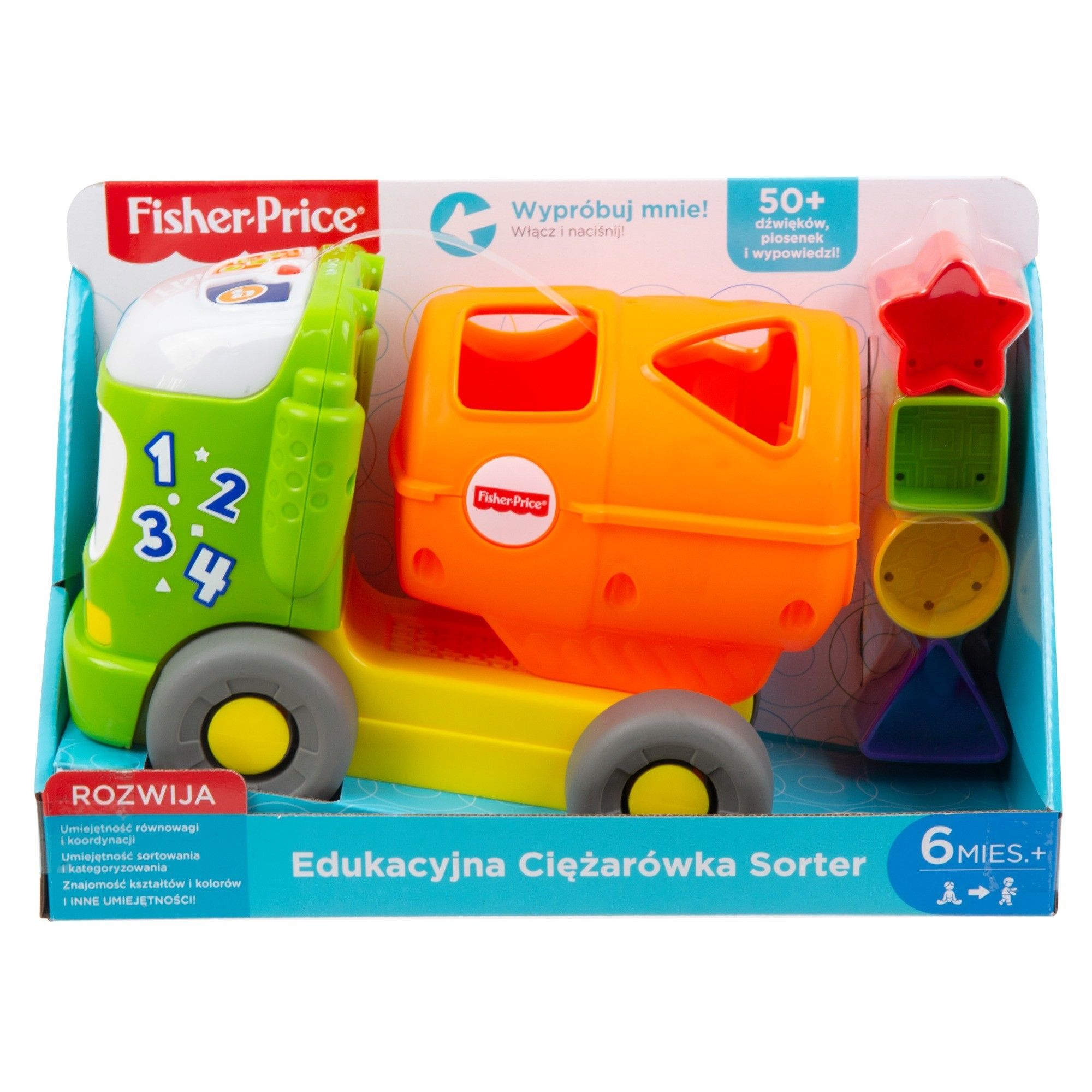MATTEL FP Edukacyjna Ciężarówka Sorter GFJ37