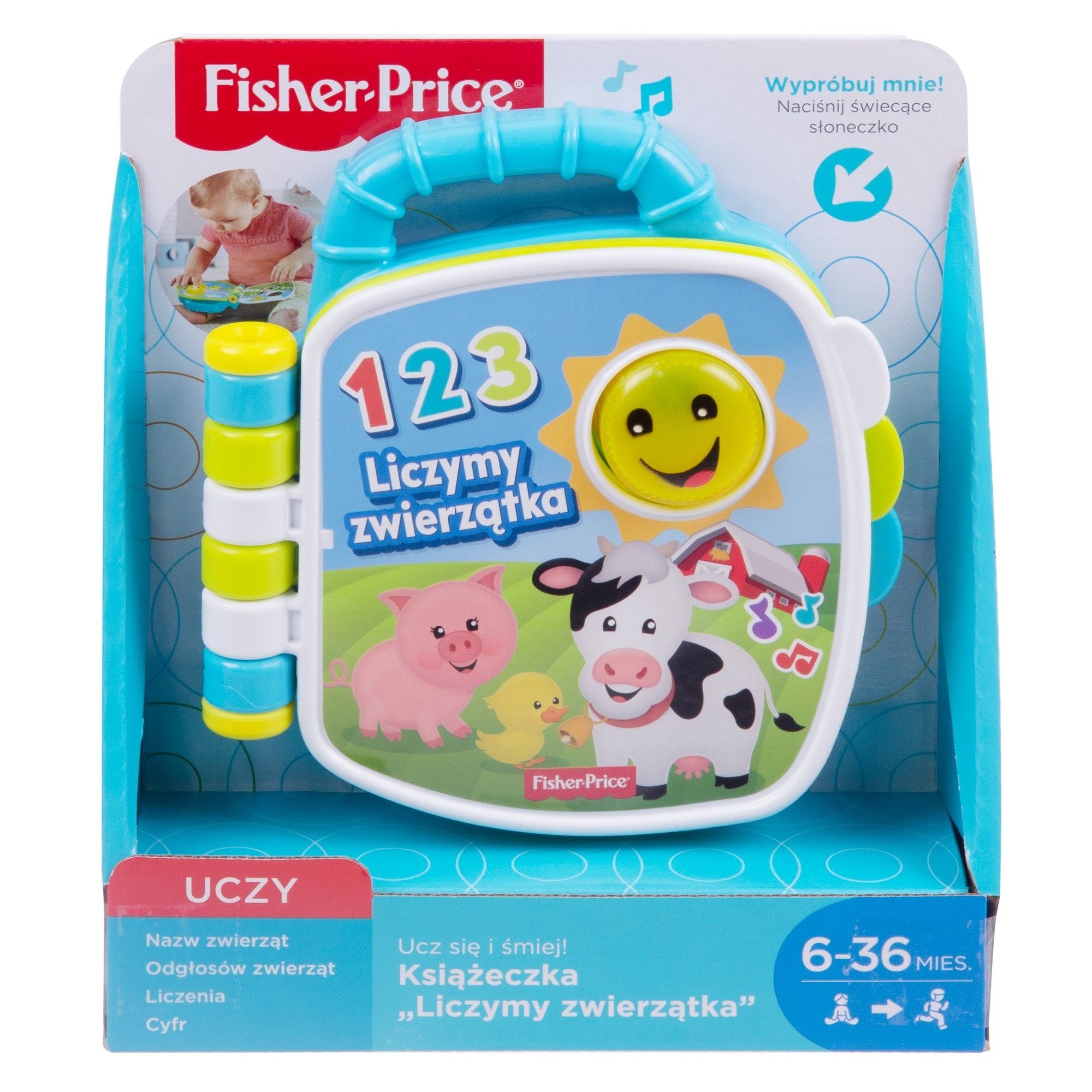 MATTEL FP LL Książeczka Liczymy zwierzątka GFP31