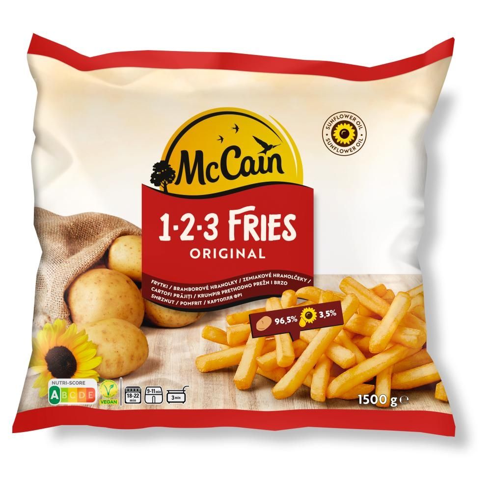 McCain 1-2-3 Fries Original Frytki 1500 g