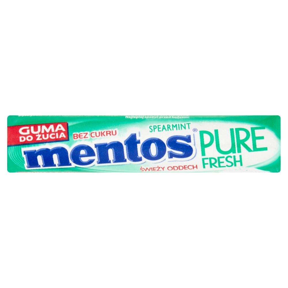 Mentos Pure Fresh Spearmint Guma do żucia bez cukru 15,5 g (8 sztuk)