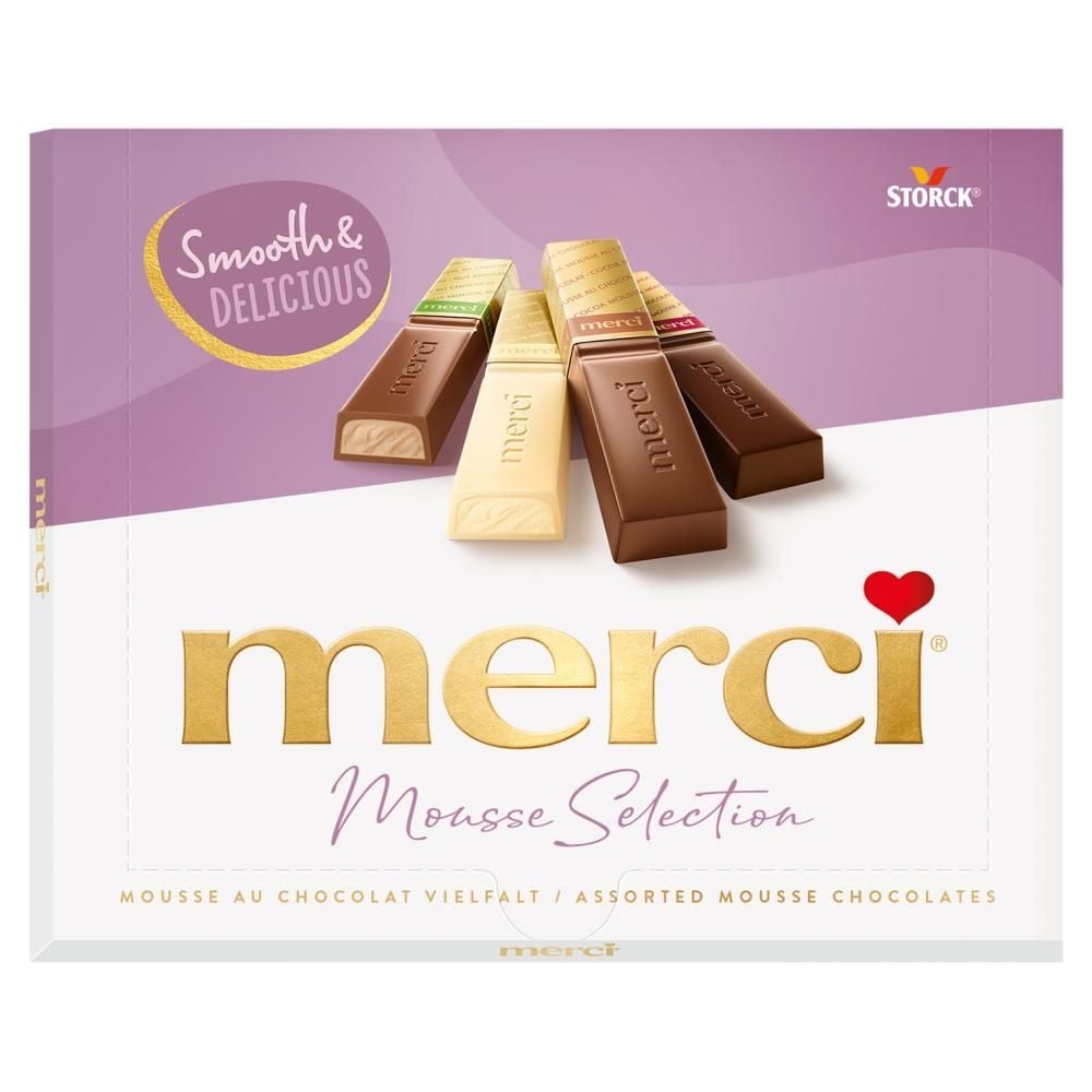 merci Mousse Selection Kolekcja czekoladek z musem 210 g (20 sztuk)