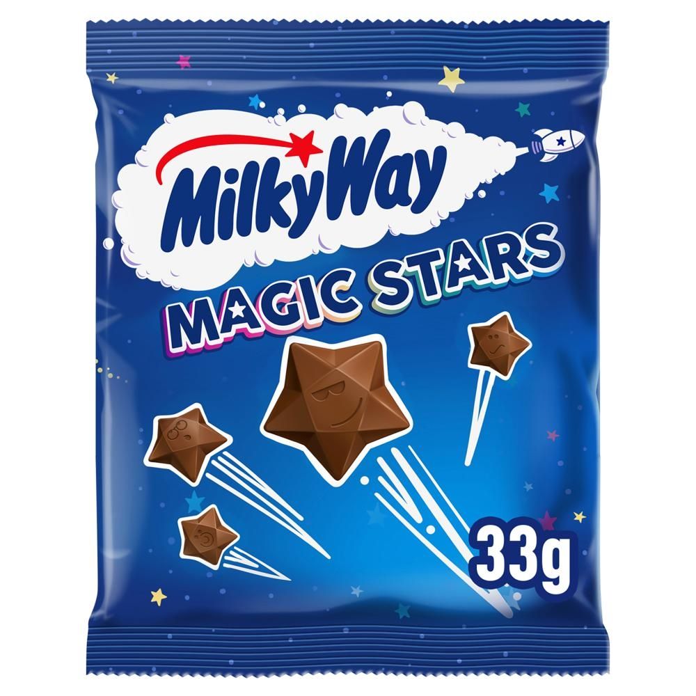 Milky Way Magic Stars Gwiazdki z puszystej mlecznej czekolady 33 g