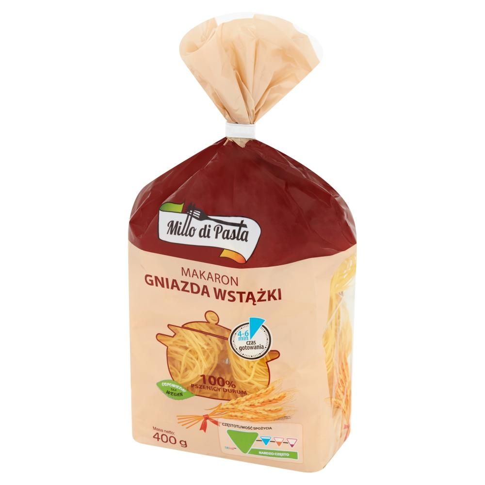 Millo di Pasta Makaron gniazda wstążki 400 g