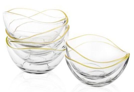 Miska GLASMARK Fi-120 Obrzeże żółte 19-0009-0120-3030-84