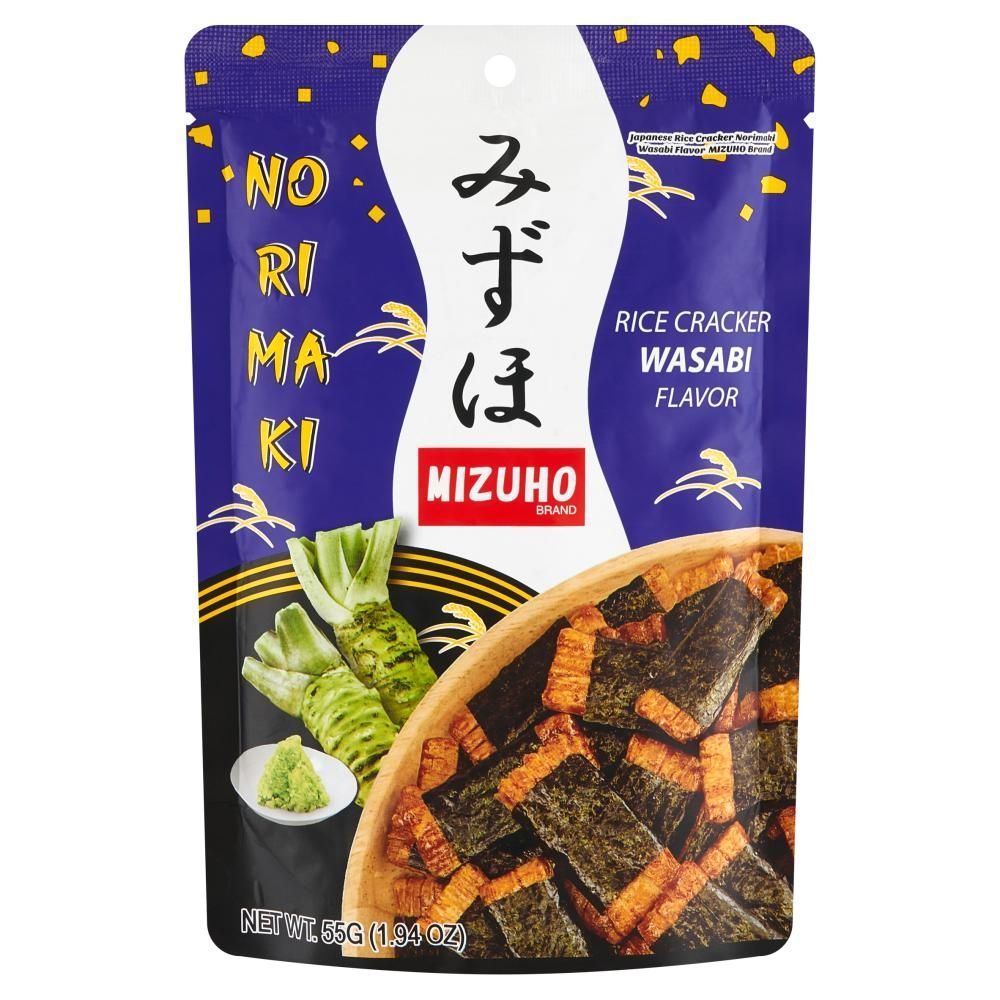 Mizuho Chrupiąca przekąska norimaki wasabi 55 g