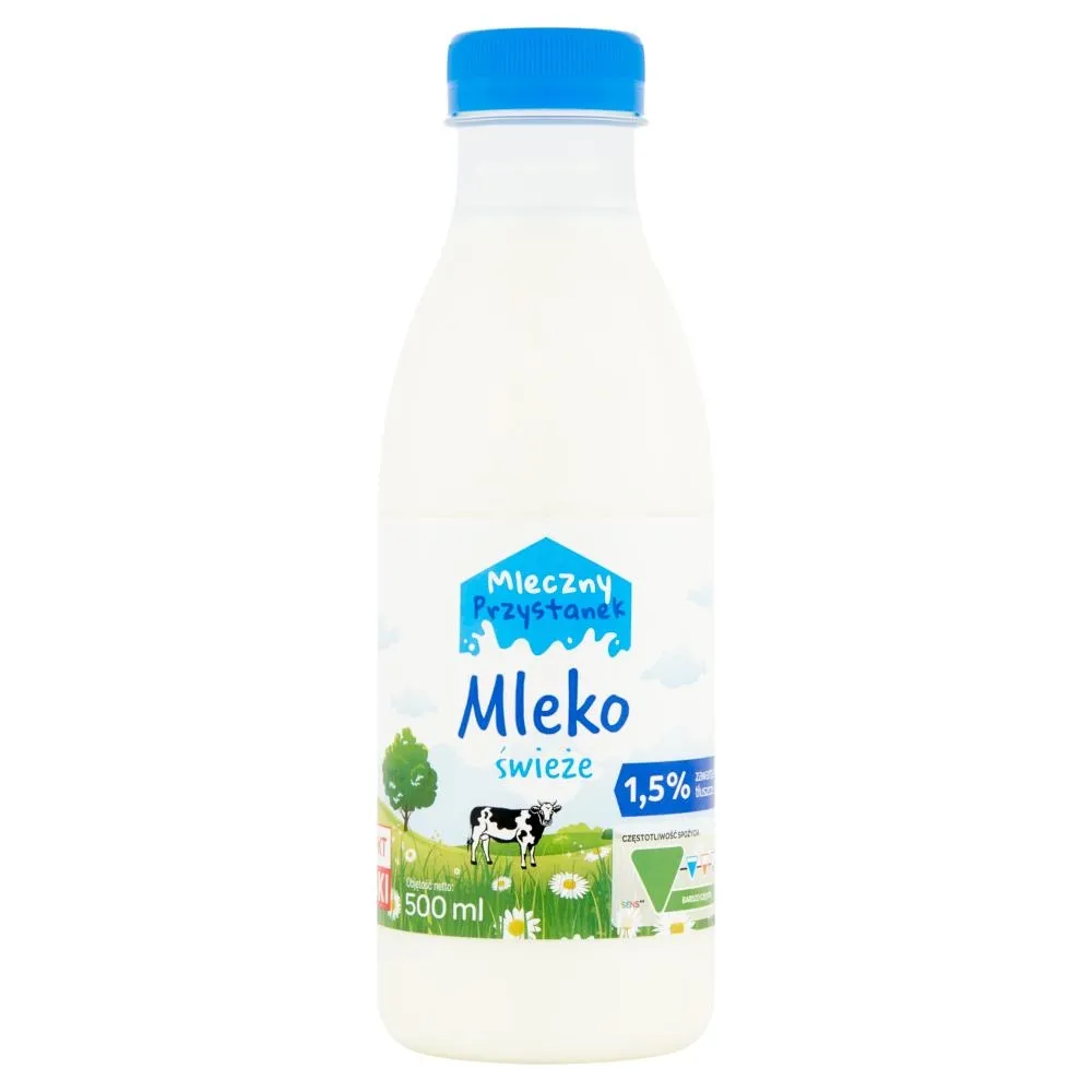 Mleczny Przystanek Mleko świeże 1,5% 500 ml