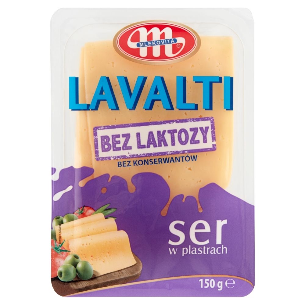 Mlekovita Lavalti Ser bez laktozy w plastrach 150 g
