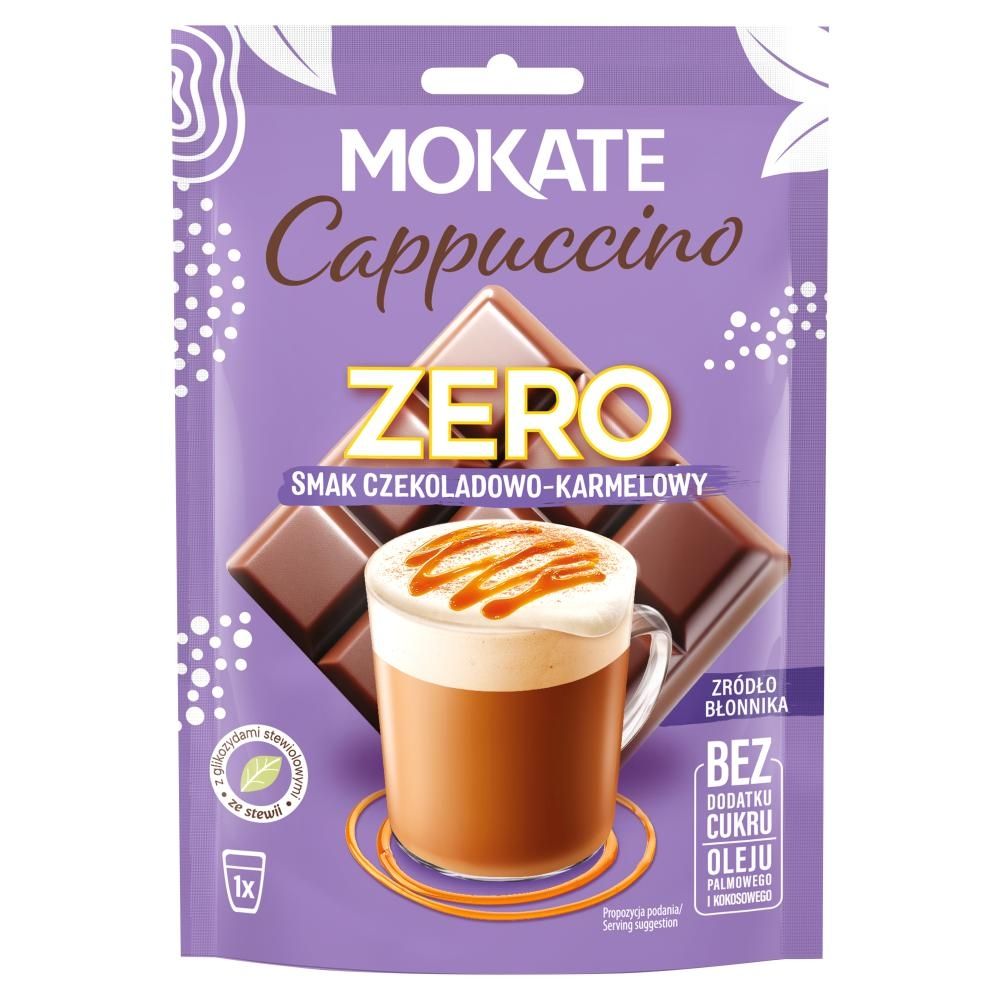 Mokate Zero Cappuccino smak czekoladowo-karmelowy 20 g
