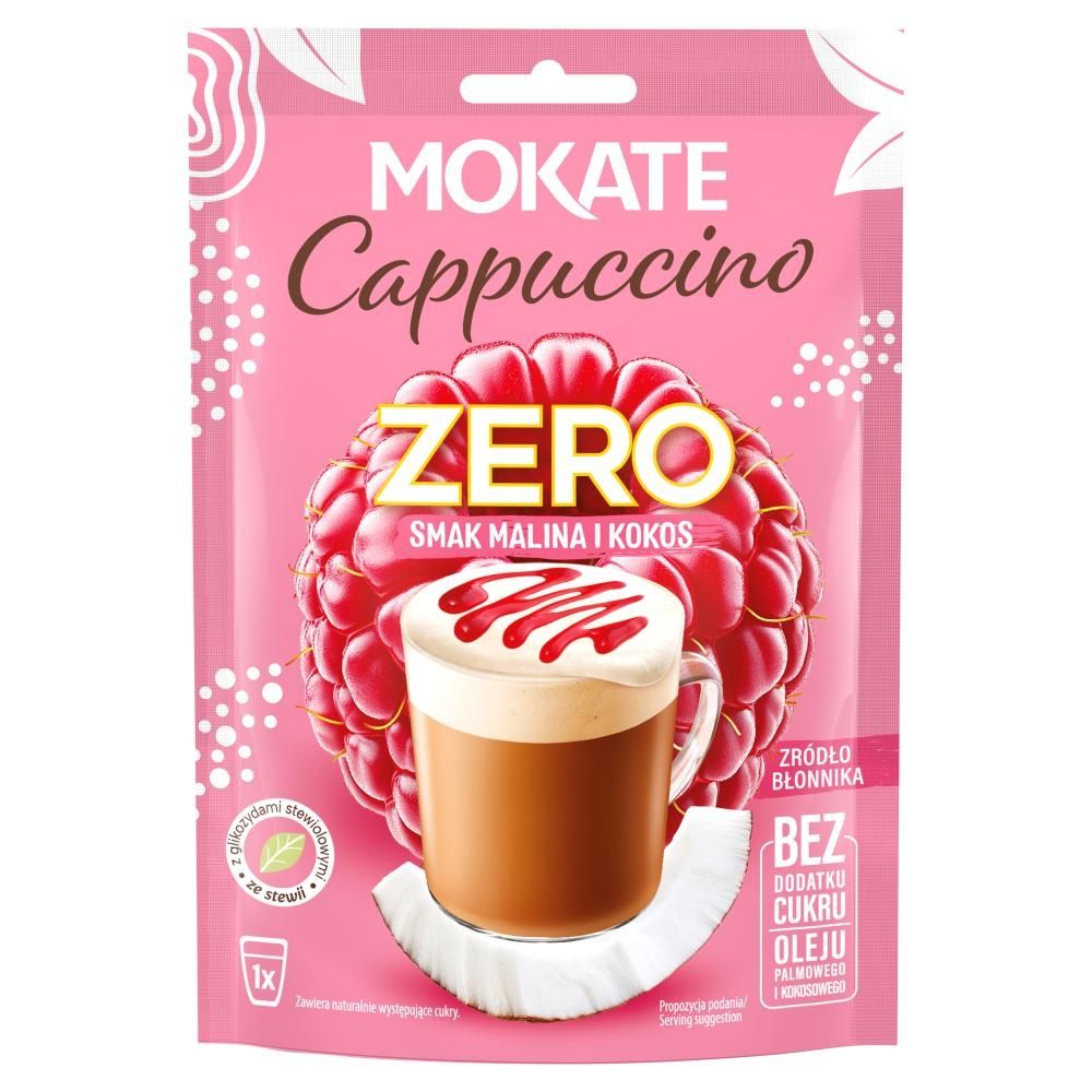 Mokate Zero Cappuccino smak malina i kokos 20 g