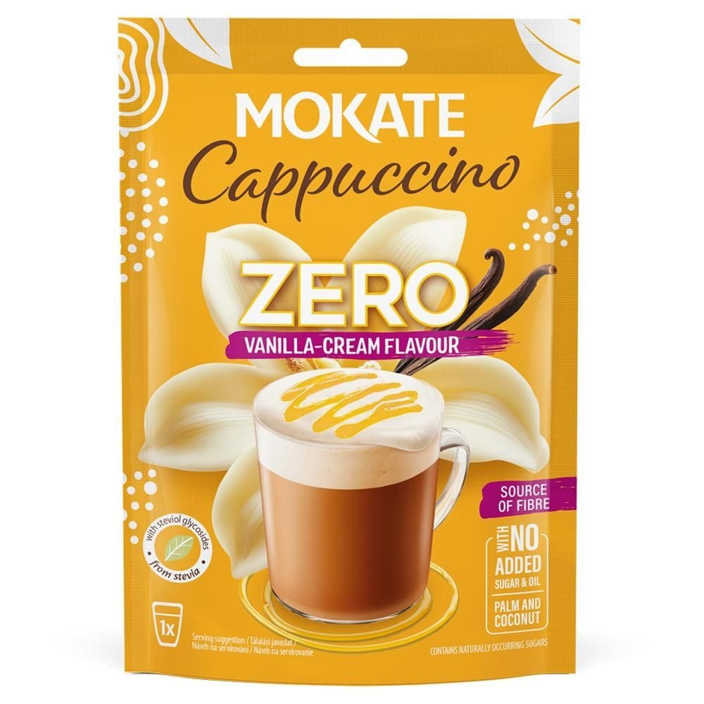 Mokate Zero Cappuccino smak waniliowo-śmietankowy 20 g