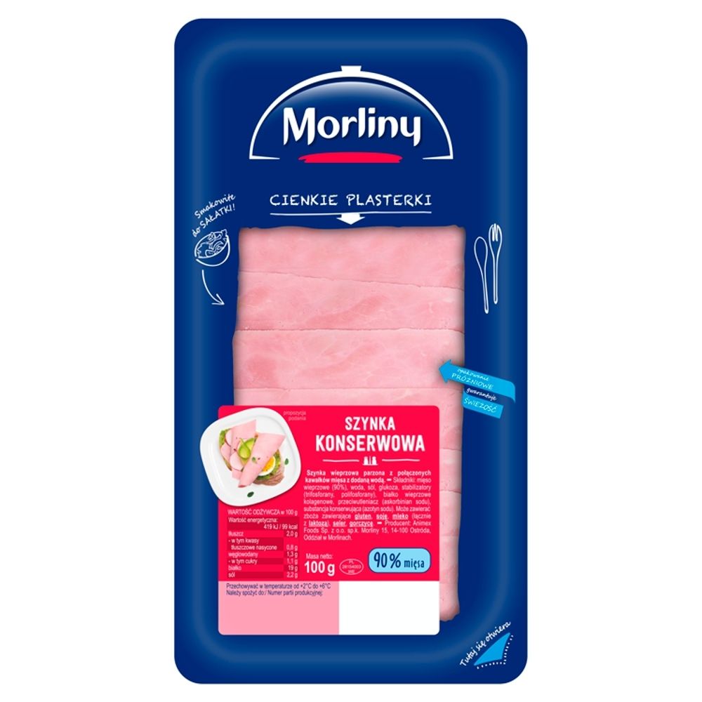 Morliny Szynka konserwowa 100 g