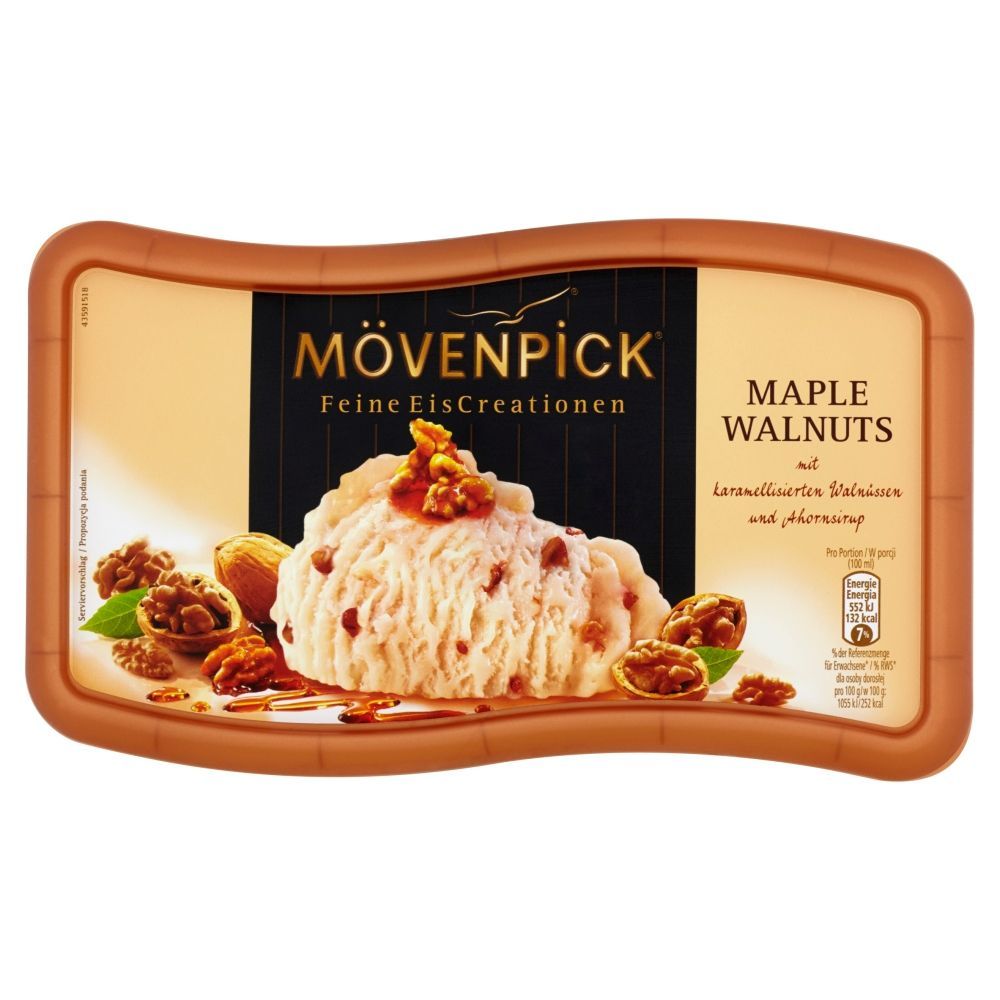 Mövenpick Lody z syropem klonowym z karmelizowanymi orzechami włoskimi 900 ml