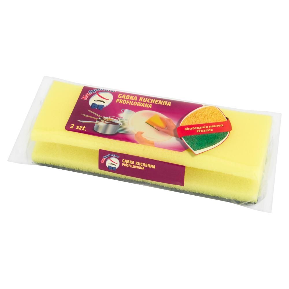 Mr. Sponger Gąbka kuchenna profilowana 2 sztuki