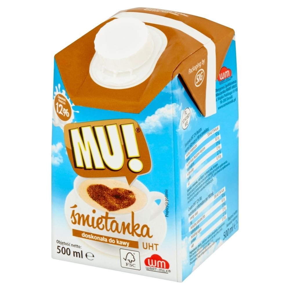 Mu! Śmietanka UHT 12% 500 ml