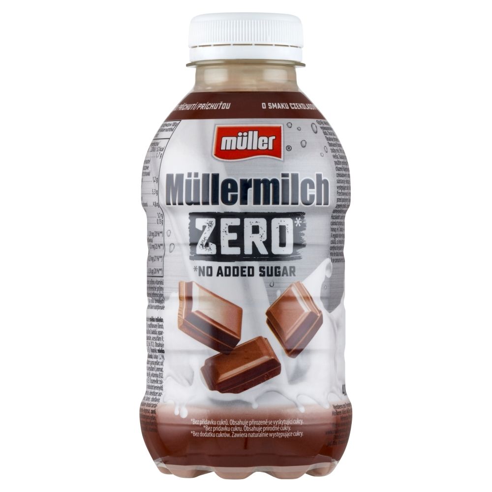 Müller Müllermilch Zero Napój mleczny o smaku czekoladowym 400 g - Zakupy  online z dostawą do domu
