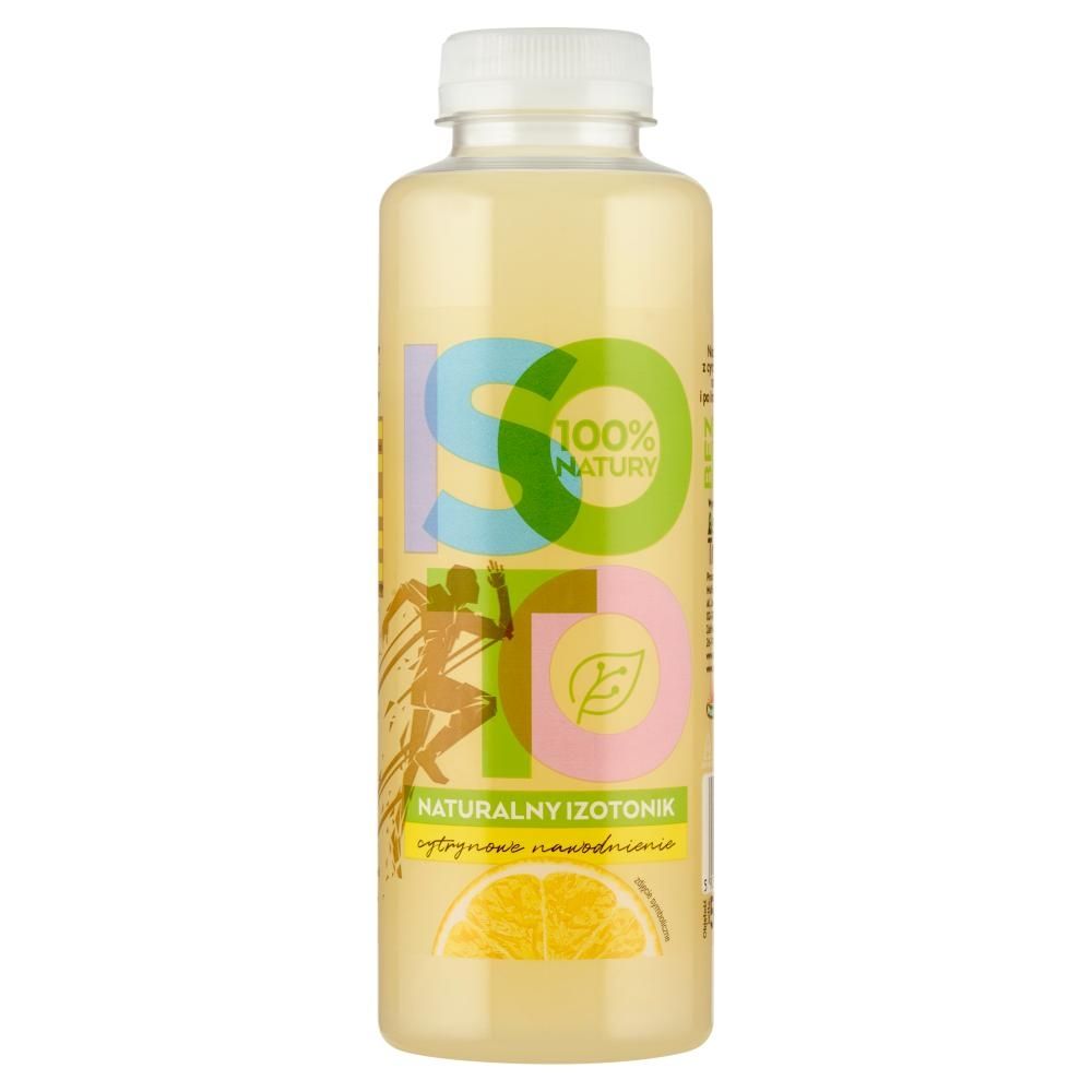 Naturalny izotonik cytrynowe nawodnienie 500 ml