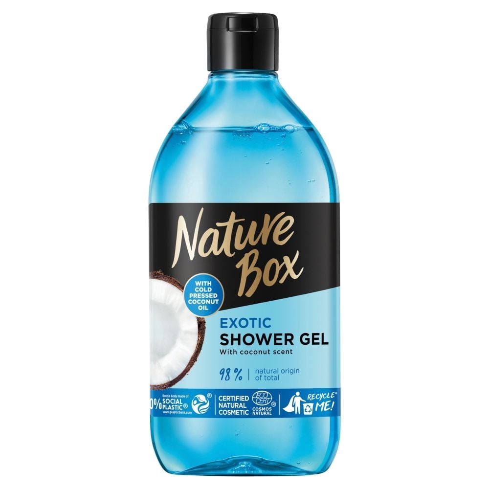 Nature Box Coconut Oil Odświeżający żel pod prysznic z olejem z kokosa 385 ml
