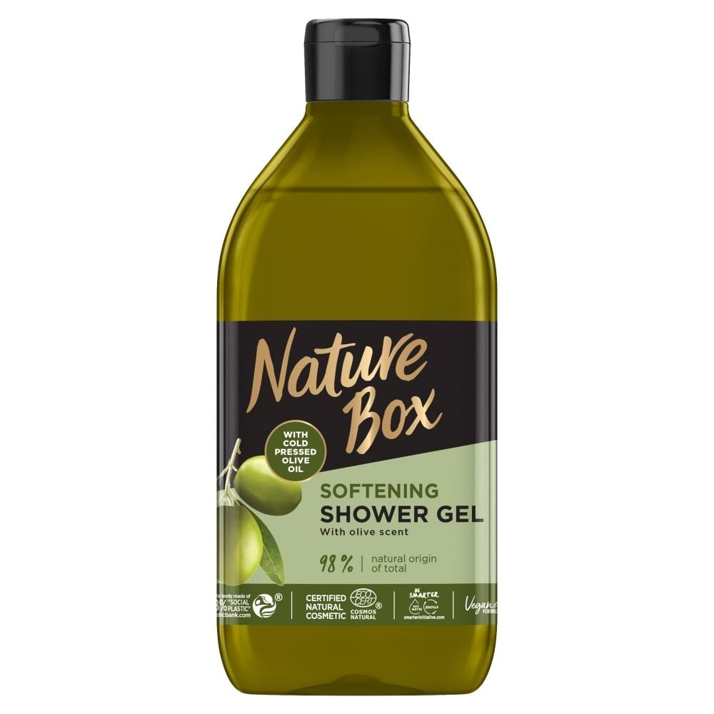 Nature Box Olive Oil Łagodzący żel pod prysznic z olejem z oliwki 385 ml