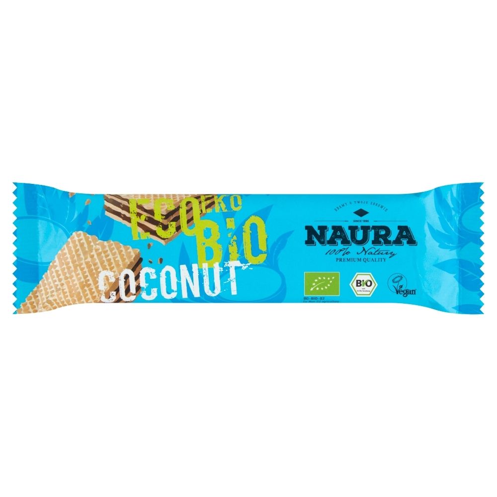 Naura Coconut Chrupiący organiczny wafel 30 g