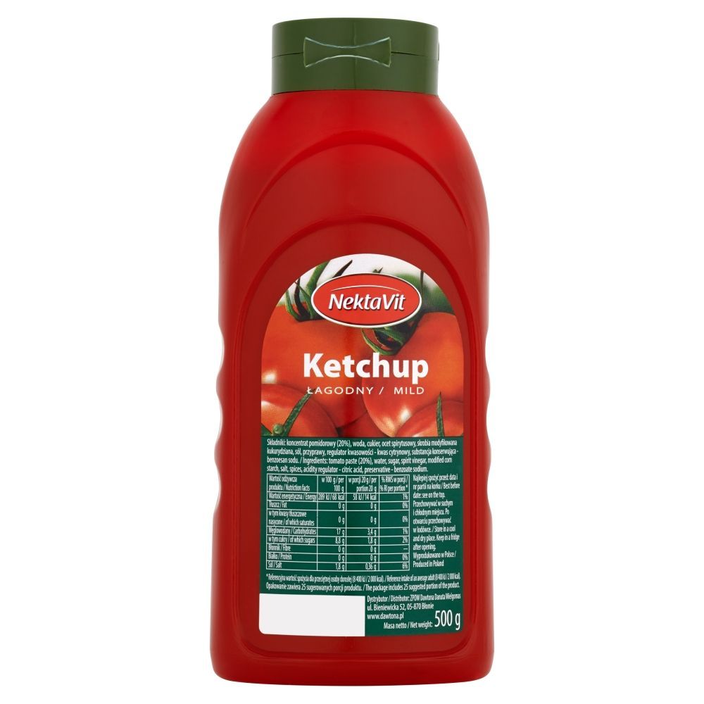 NektaVit Ketchup łagodny 500 g