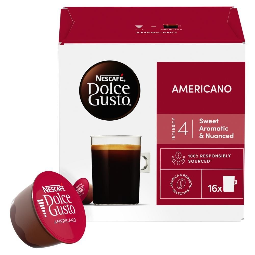 Nescafé Dolce Gusto Americano Palona kawa mielona 136 g (16 x 8,5 g)