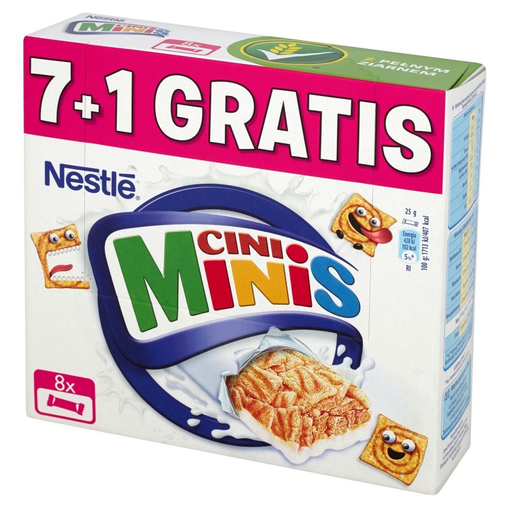 Nestlé Cini Minis Batonik zbożowy 200 g (8 sztuk)