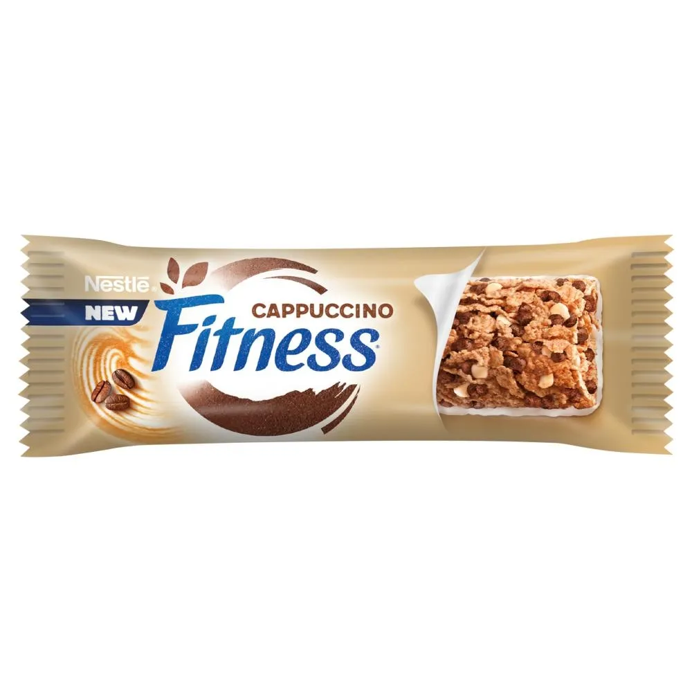 Nestlé Fitness Cappuccino Płatki śniadaniowe w formie batonika 23,5 g