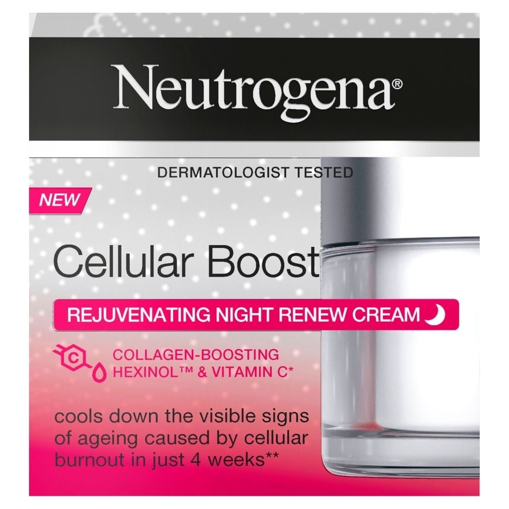 NEUTROGENA Cellular Boost Odnawiający krem przeciwzmarszczkowy na noc 50 ml