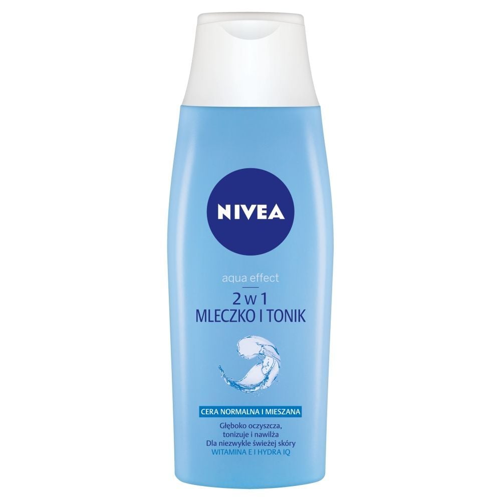 NIVEA Aqua Effect 2w1 Mleczko i tonik cera normalna i mieszana 200 ml