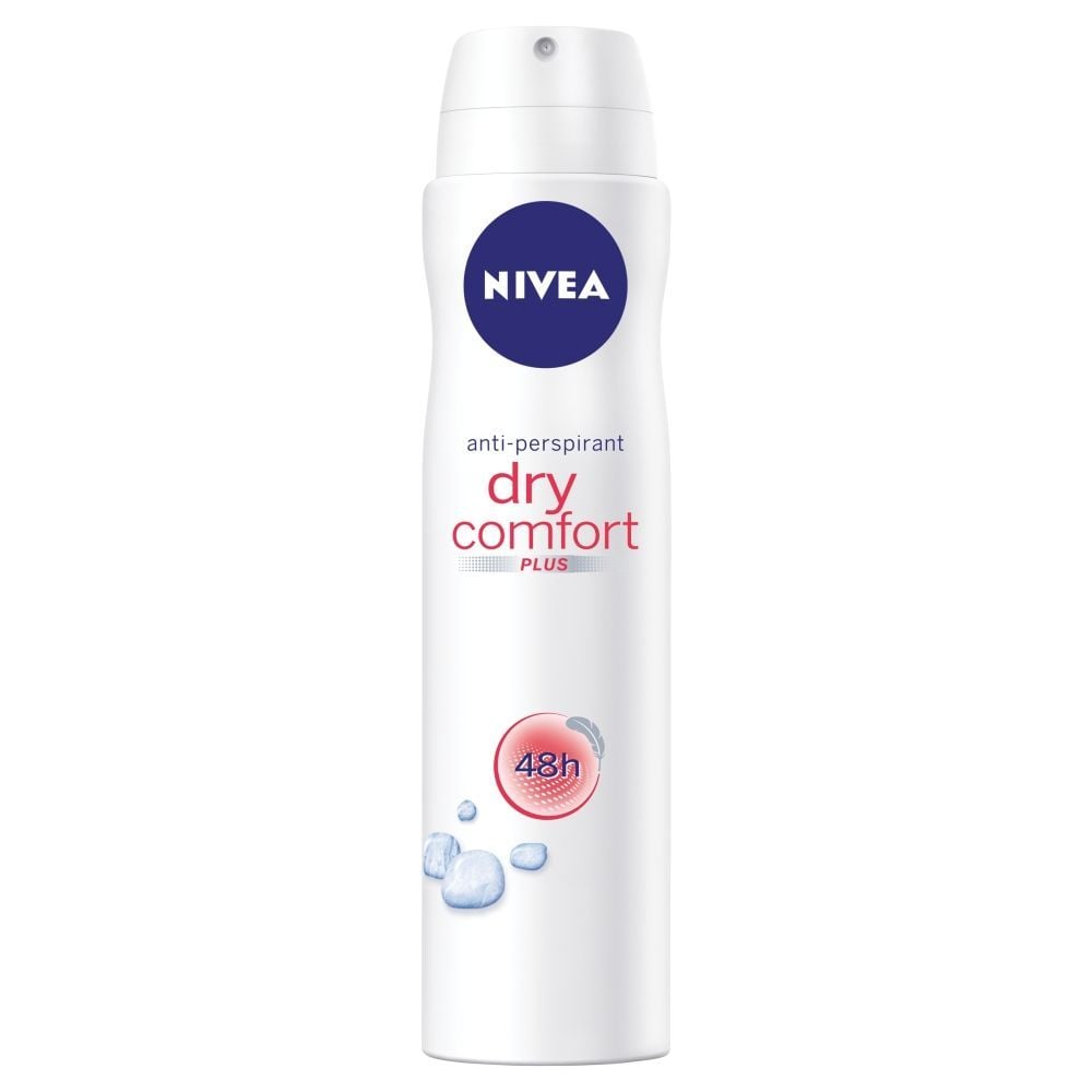 NIVEA Dry Comfort Plus 48 h Antyperspirant w aerozolu dla kobiet 250 ml