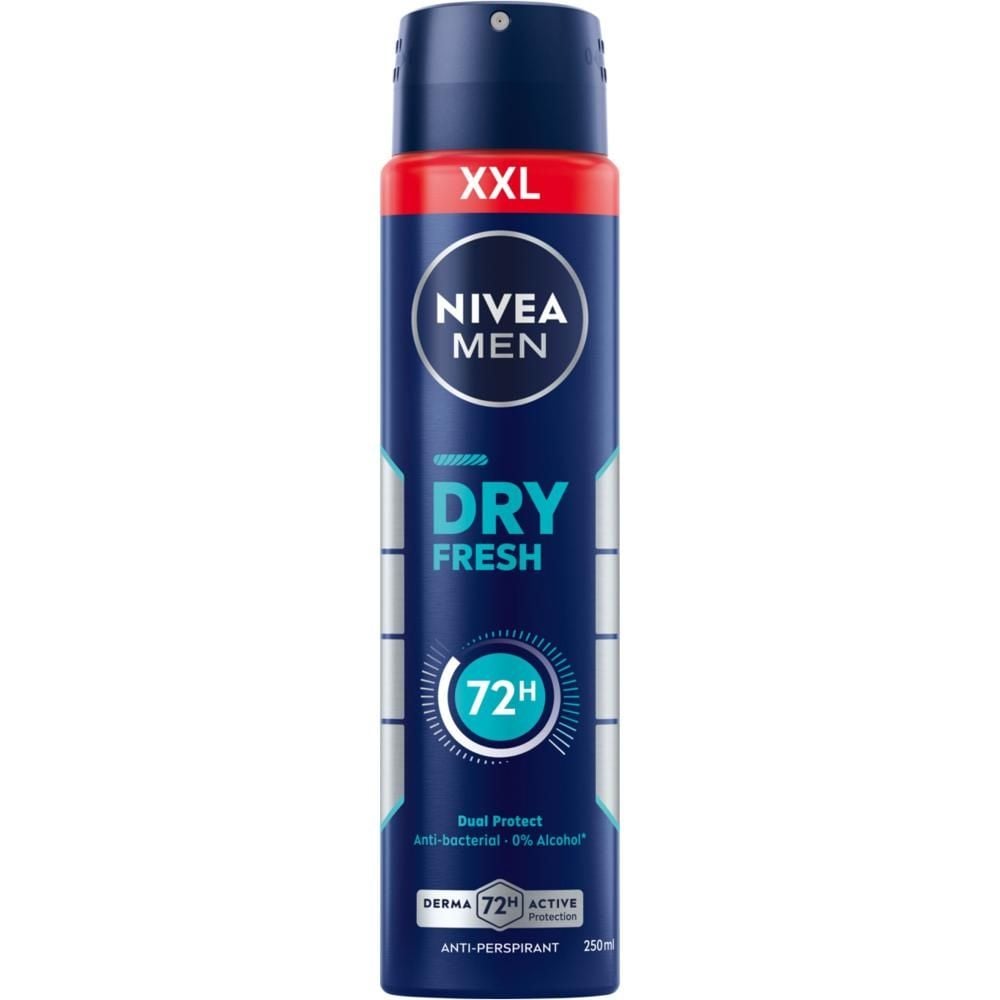 Nivea MEN DRY Fresh Spray Antyperspirant 250ml