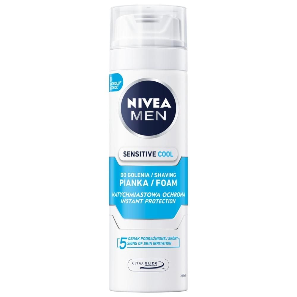 Nivea MEN Sensitive Cool Chłodząca Pianka DO Golenia 200 ml