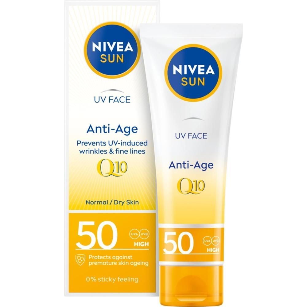 Nivea SUN Przeciwzmarszczkowy krem przeciwsłoneczny do twarzy SPF 50 50ml
