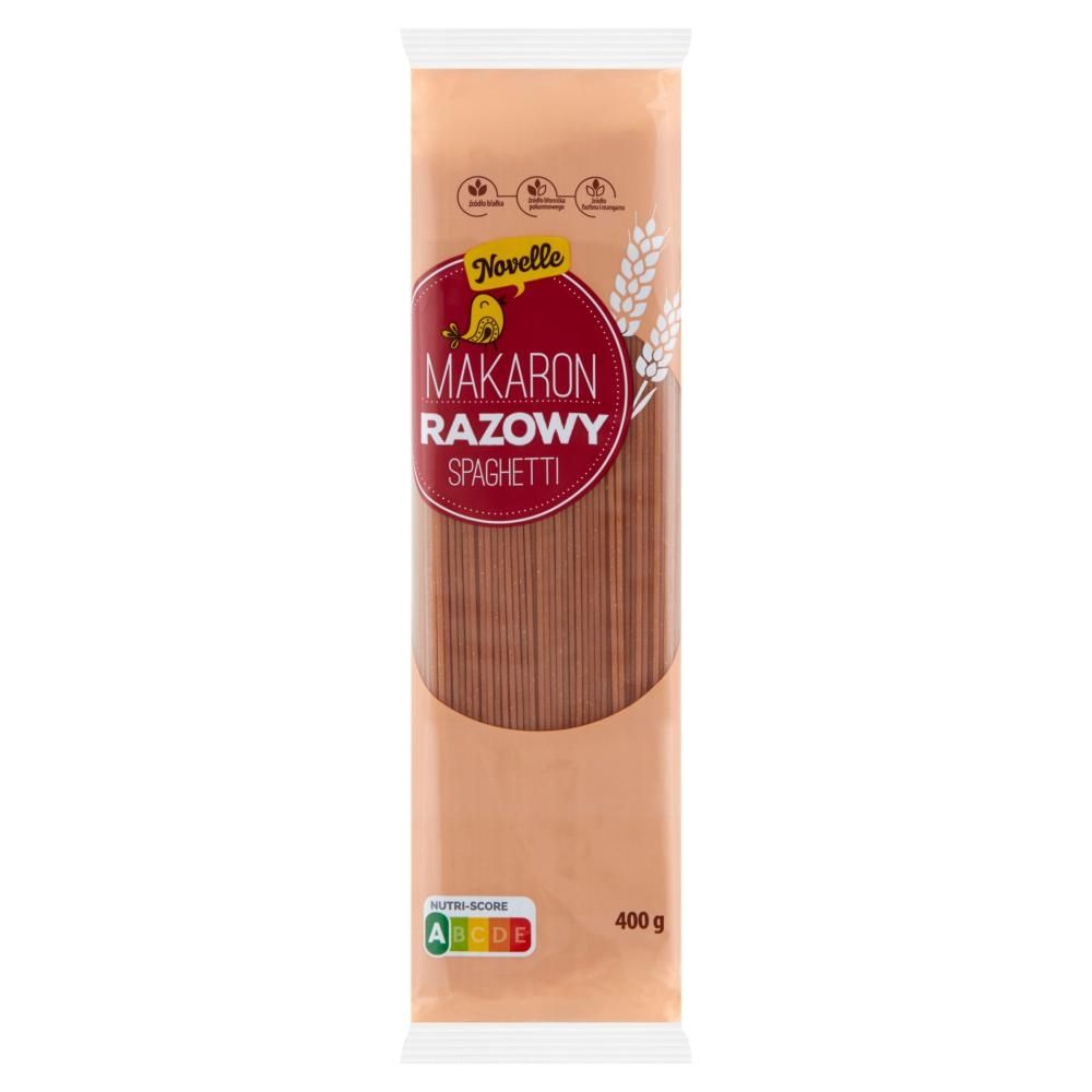 Novelle Makaron razowy spaghetti 400 g