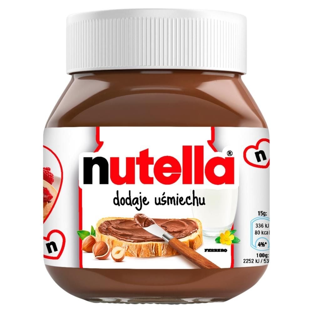 Nutella Krem do smarowania z orzechami laskowymi i kakao 350 g