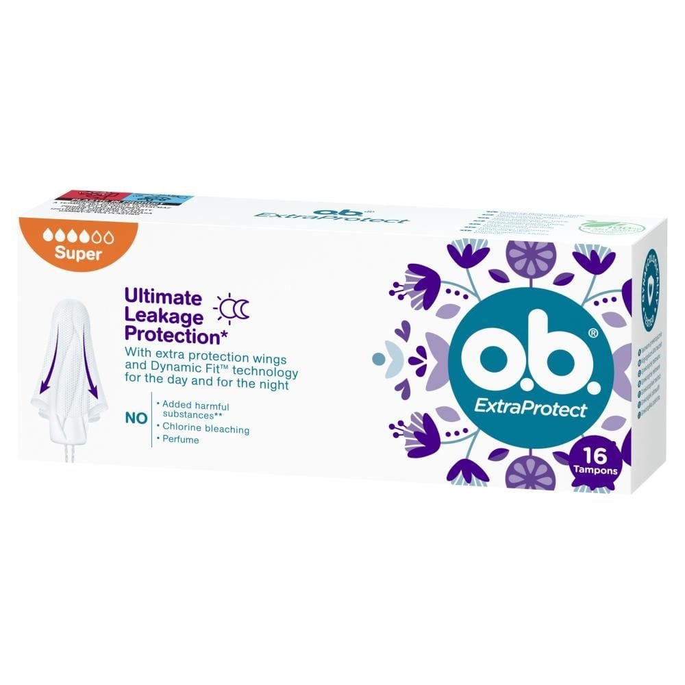 O.B. ExtraProtect Super Tampony 16 sztuk