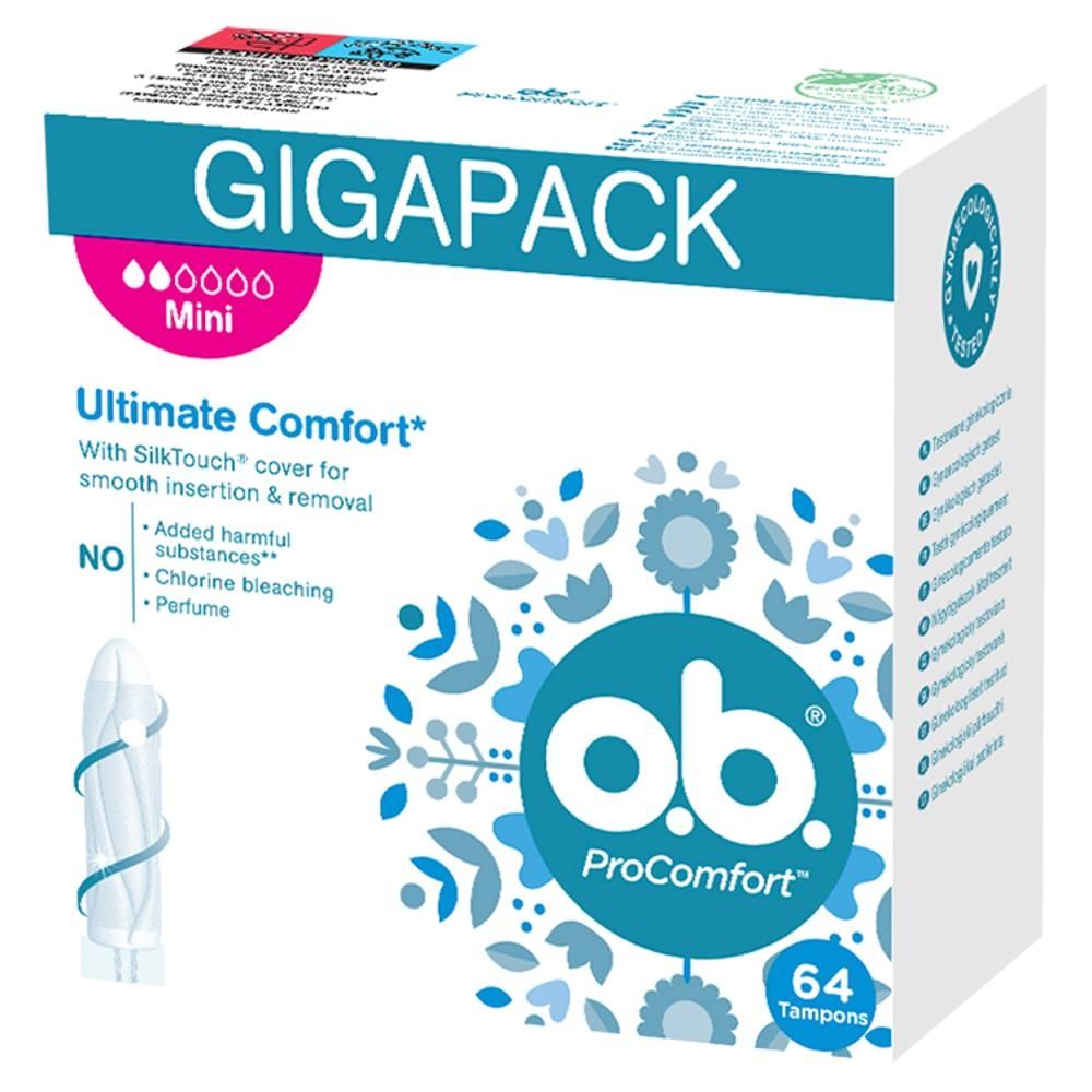 O.B. ProComfort Mini Tampony 64 sztuki