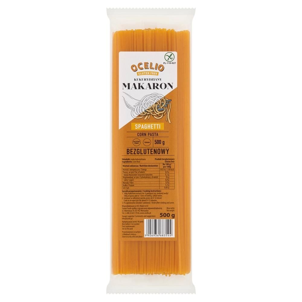 Ocelio Makaron kukurydziany spaghetti 500 g