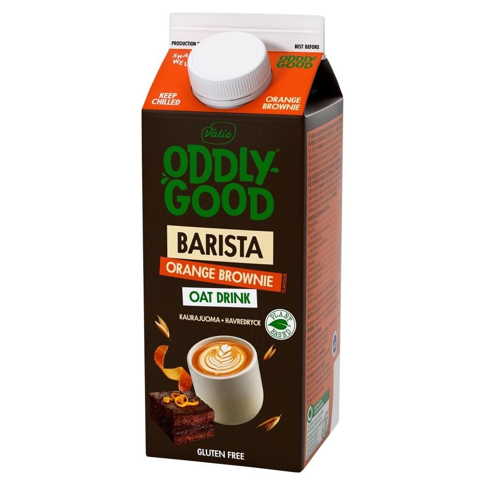 Oddlygood Barista Orange Brownie Napój owsiany do kawy o smaku pomarańczowo-czekoladowym 0,75 l