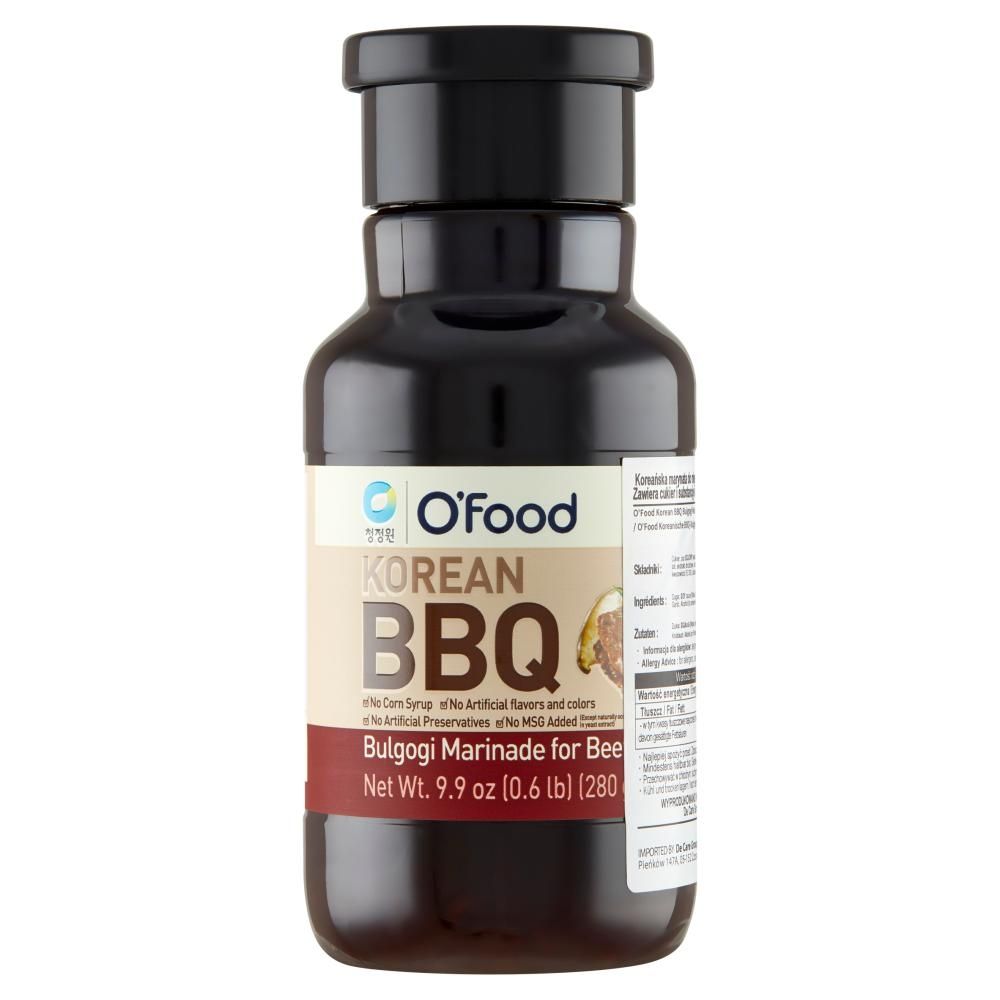 O'Food Koreańska marynata do mięsa wołowego bulgogi BBQ 280 g