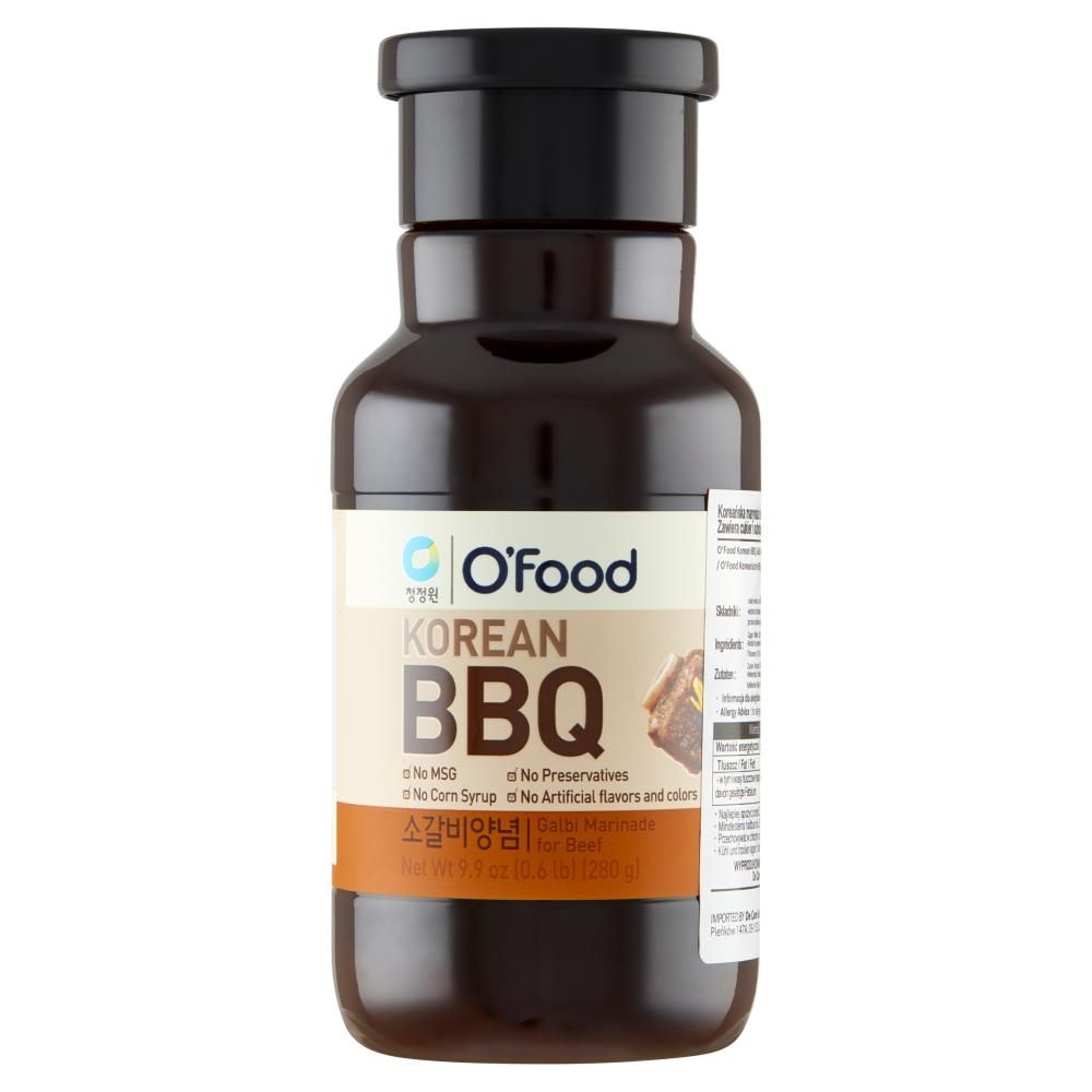 O'Food Koreańska marynata do mięsa wołowego galbi BBQ 280 g