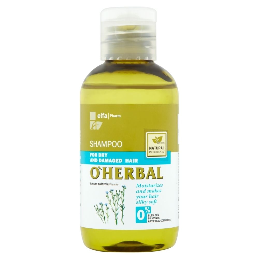 O'Herbal Szampon do włosów suchych z lnem 75 ml
