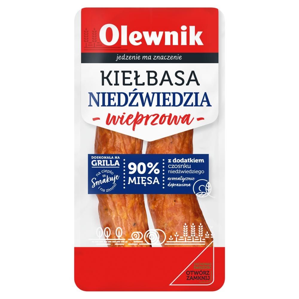 Olewnik Kiełbasa niedźwiedzia wieprzowa 200 g