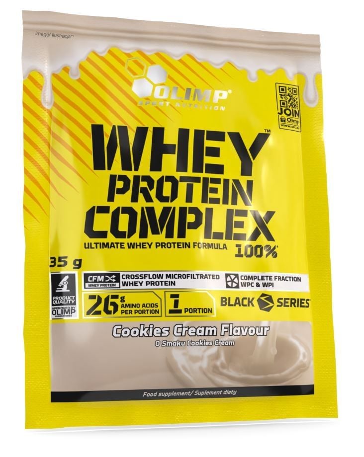 Фото - Інше спортивне харчування Olimp Whey Protein Complex 100 o smaku ciasteczek z kremem 35 g
