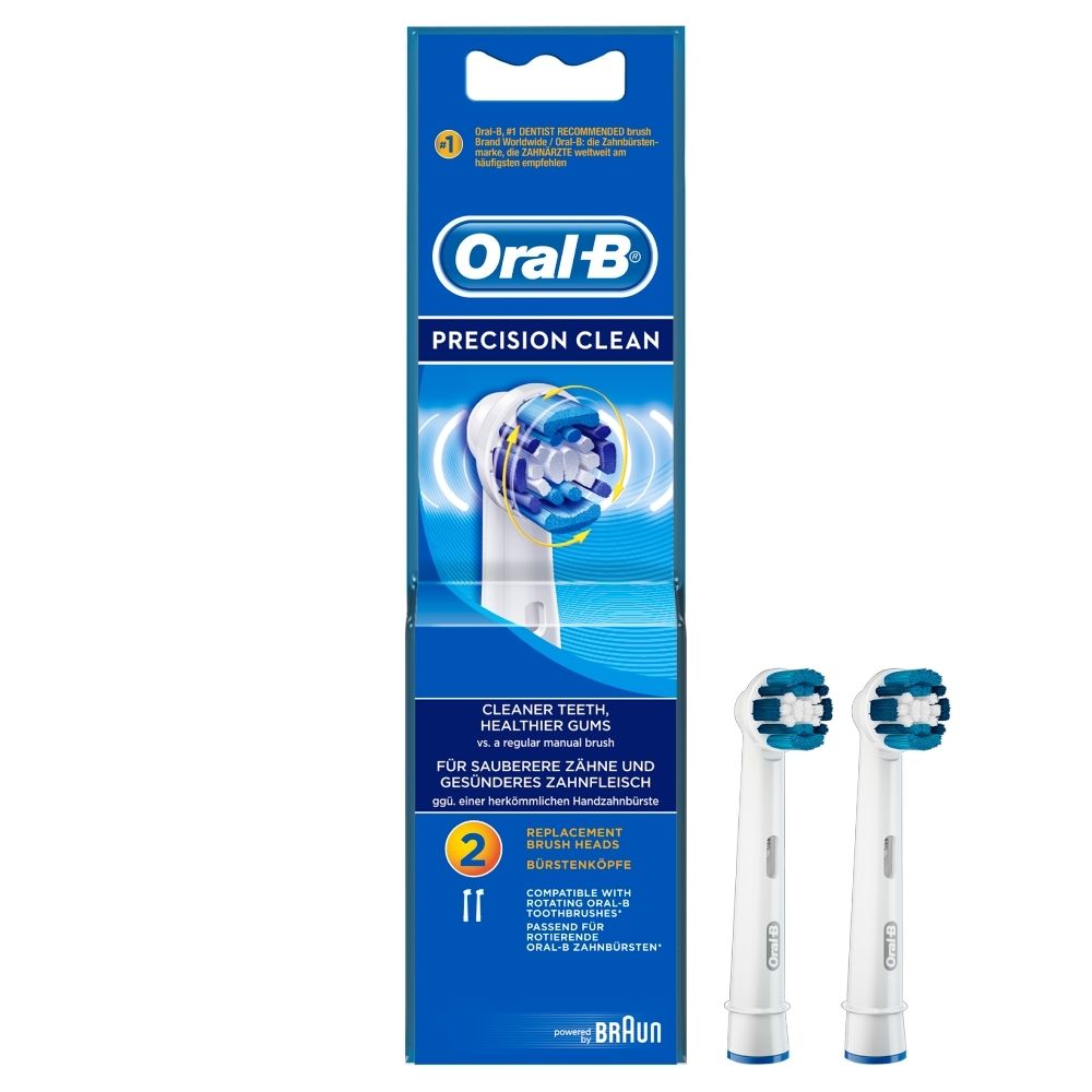 Oral-B Precision Clean Końcówki do Szczoteczek Elektrycznych 2 sztuki