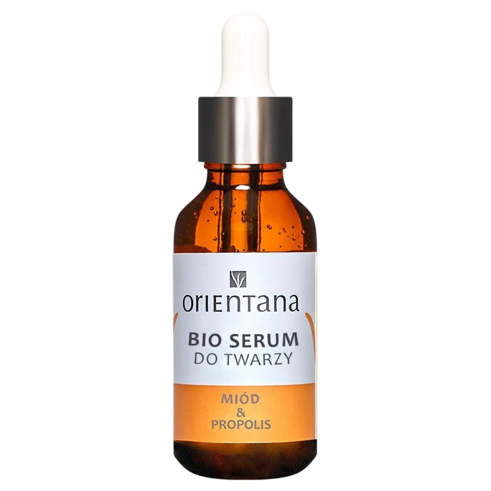 Orientana BIO serum do twarzy MIÓD & PROPOLIS, 30ml