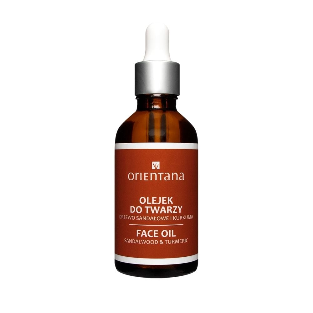 Orientana Olejek do twarzy DRZEWO SANDAŁOWE I KURKUMA, 50ml